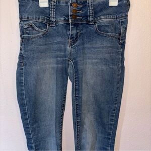 Butt Lifting High Waisted Skinny Jeans For Women Medium Wash